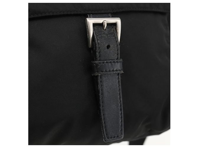 Borsa a Spalla PRADA Nylon Nero Argento Autentica 175302 - vista 9