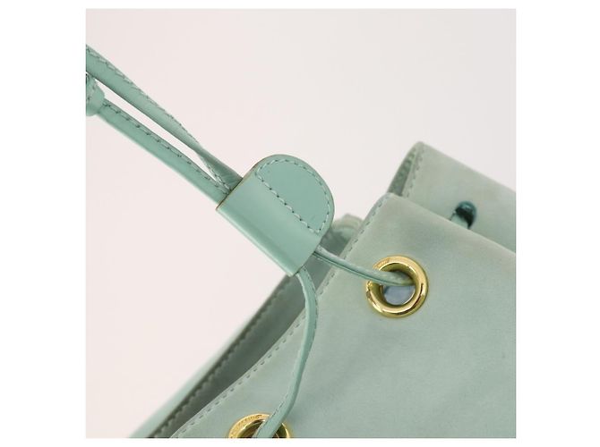 Zaino Gancini in suede verde e oro Salvatore Ferragamo Auth BAZ453 D'oro - vista 17