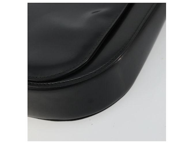 Sac à épaule en cuir noir et argent GUCCI 001 3195 Auth 176586 Argenté - vue 10