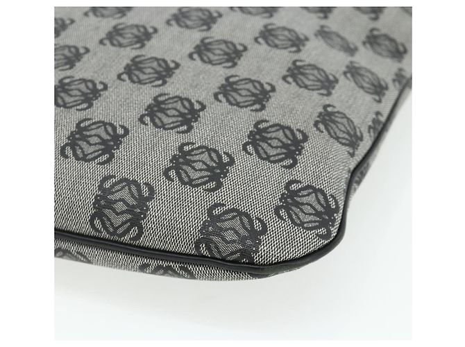 LOEWE Borsa a Spalla Anagram in Pelle PVC Grigia Oro Auth yk20256 Marrone D'oro - vista 15