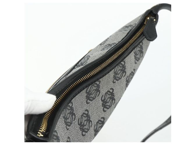 LOEWE Borsa a Spalla Anagram in Pelle PVC Grigia Oro Auth yk20256 Marrone D'oro - vista 6