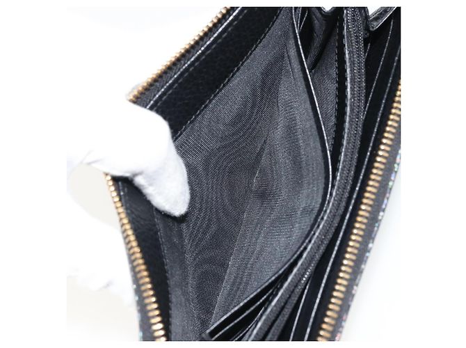 GUCCI Cartera Larga de Cuero Outlet Plata 332747 Auth YKZ1403A - vista 21