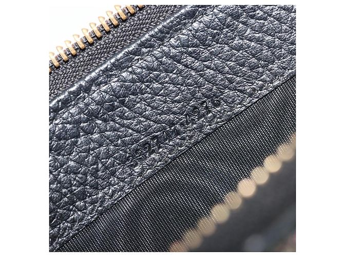 GUCCI Cartera Larga de Cuero Outlet Plata 332747 Auth YKZ1403A - vista 22