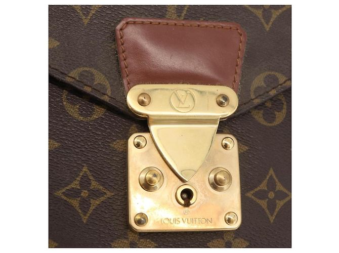 LOUIS VUITTON Borsa a Mano Monceau 28 Monogram M51185 LV Auth BA12108 Monogramma - vista 18
