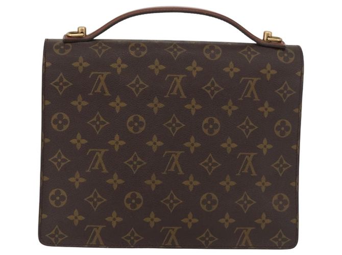 LOUIS VUITTON Borsa a Mano Monceau 28 Monogram M51185 LV Auth BA12108 Monogramma - vista 2