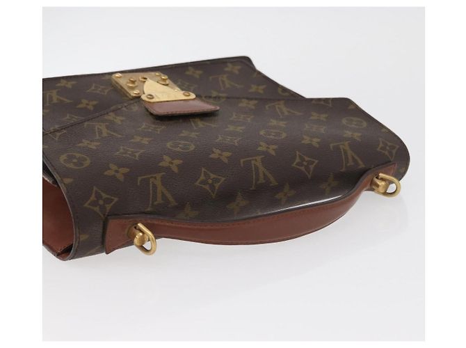 LOUIS VUITTON Borsa a Mano Monceau 28 Monogram M51185 LV Auth BA12108 Monogramma - vista 6