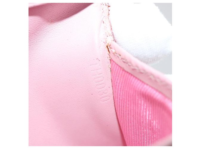 LOUIS VUITTON Carteira Walker Monogram Vernis Rosa Marshmallow M91035 Auth BA11791 - vista 12
