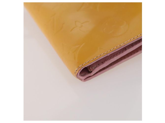LOUIS VUITTON Carteira Walker Monogram Vernis Rosa Marshmallow M91035 Auth BA11791 - vista 17