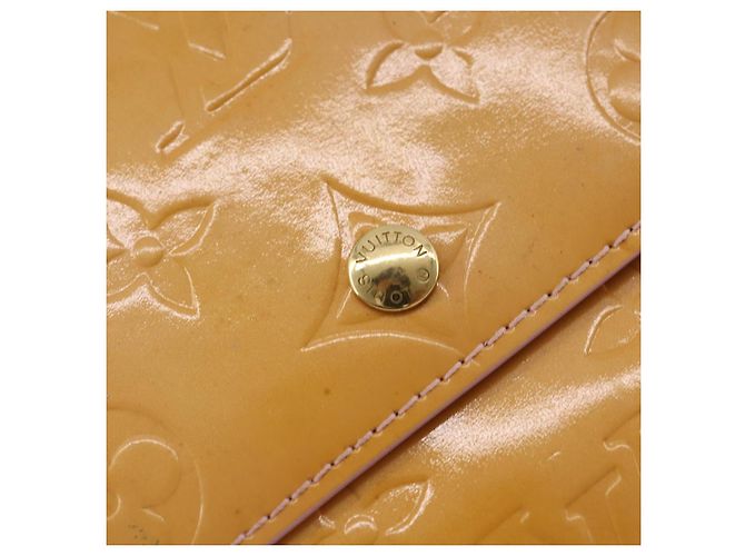 LOUIS VUITTON Carteira Walker Monogram Vernis Rosa Marshmallow M91035 Auth BA11791 - vista 18