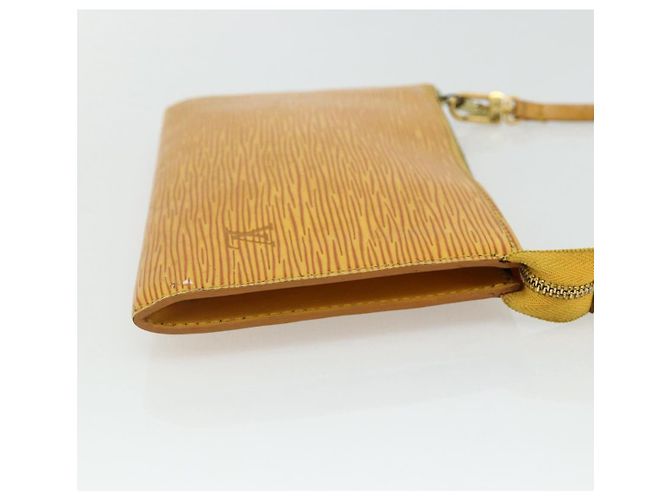 LOUIS VUITTON Epi Pochette Accessoires Pouch Yellow M52949 LV Auth YKZ1388 - view 4