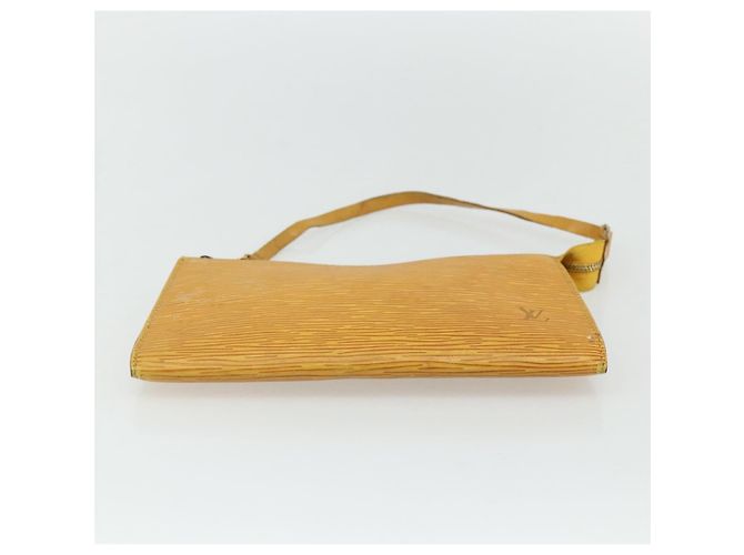 LOUIS VUITTON Epi Pochette Accessoires Pouch Yellow M52949 LV Auth YKZ1388 - view 5