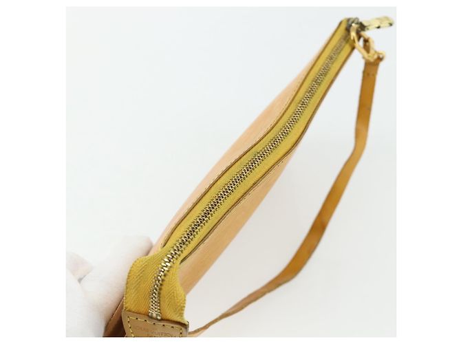 LOUIS VUITTON Epi Pochette Accessoires Pouch Yellow M52949 LV Auth YKZ1388 - view 6