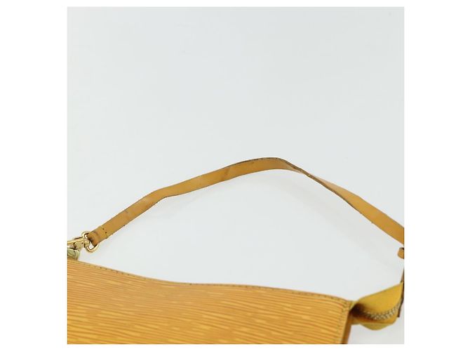 LOUIS VUITTON Epi Pochette Accessoires Pouch Yellow M52949 LV Auth YKZ1388 - view 8