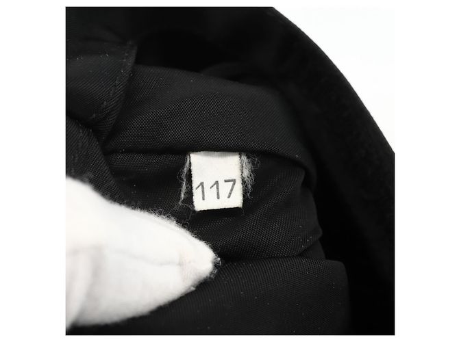 Borsa a Spalla PRADA Nylon Nero Argento Autentica 175183 - vista 12