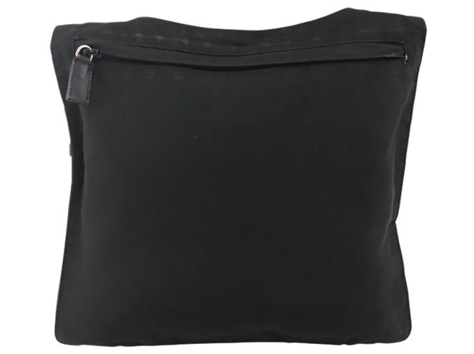 Borsa a Spalla PRADA Nylon Nero Argento Autentica 175183 - vista 2