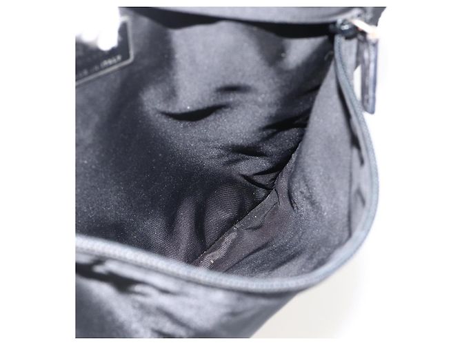 Borsa a Spalla PRADA Nylon Nero Argento Autentica 175183 - vista 20