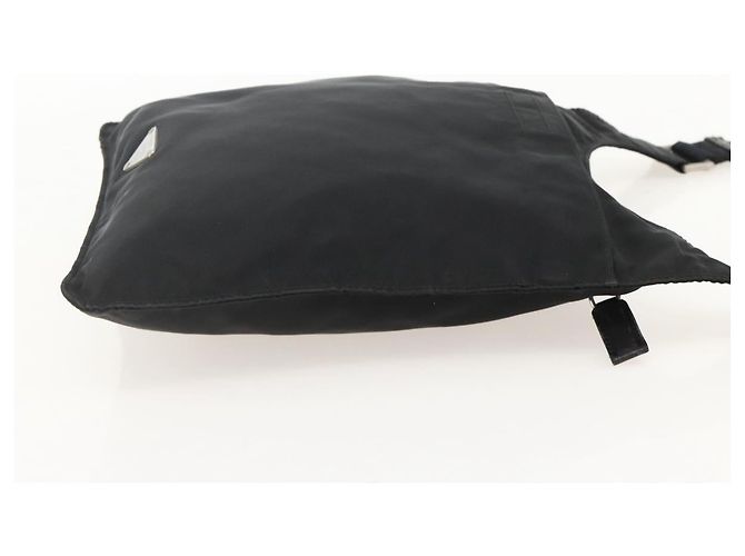 Borsa a Spalla PRADA Nylon Nero Argento Autentica 175183 - vista 4