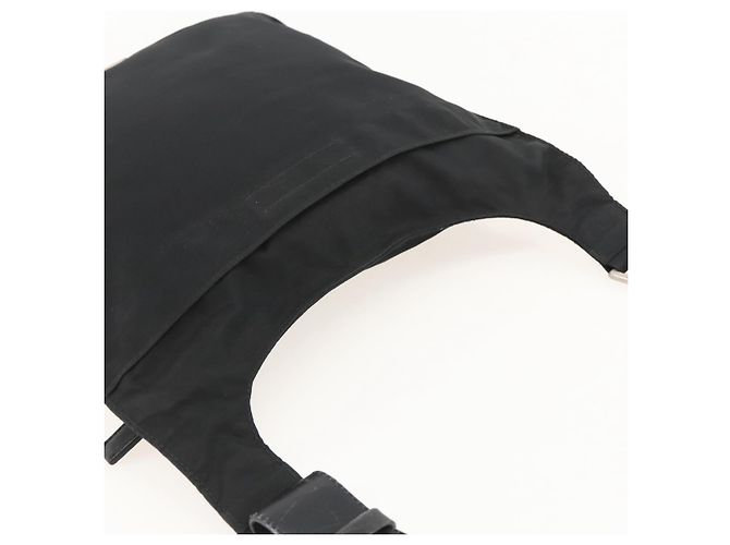 Borsa a Spalla PRADA Nylon Nero Argento Autentica 175183 - vista 6