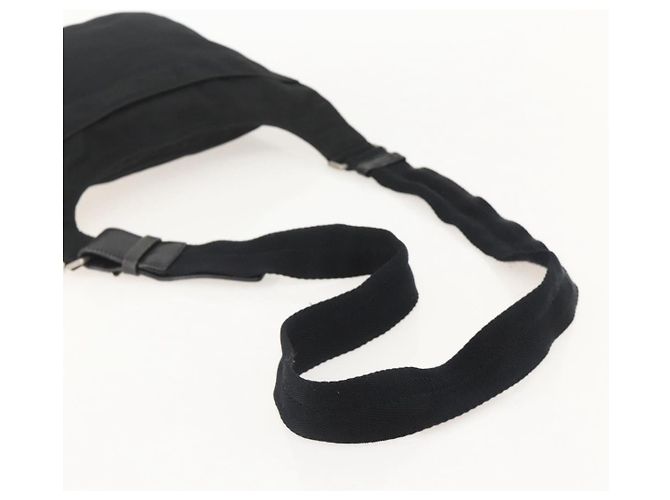 Borsa a Spalla PRADA Nylon Nero Argento Autentica 175183 - vista 7