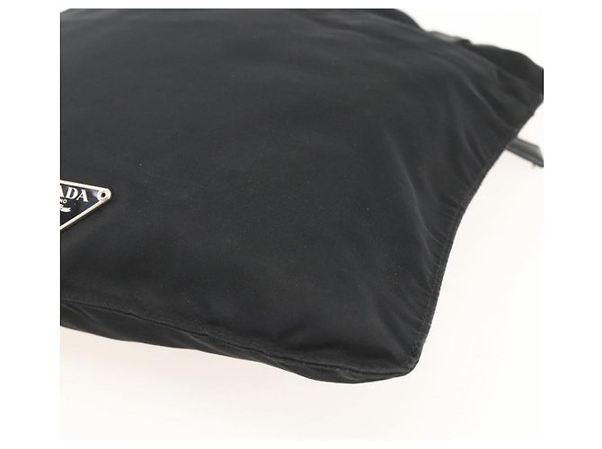 Borsa a Spalla PRADA Nylon Nero Argento Autentica 175183 - vista 8
