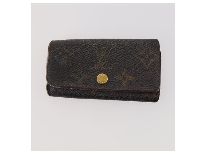 LOUIS VUITTON Schlüsseletui Monogram Epi 6 Teile Schwarz LV Auth BA12176 Monogramm - Ansicht 18
