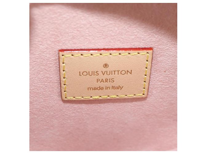 LOUIS VUITTON Monogram Portafoglio Sun Yitian On Chain Borsa Leopardo LV Auth YKZ1015SM Arancione - vista 10