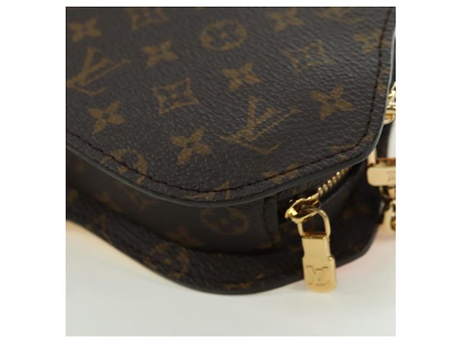 LOUIS VUITTON Monogram Portafoglio Sun Yitian On Chain Borsa Leopardo LV Auth YKZ1015SM Arancione - vista 19