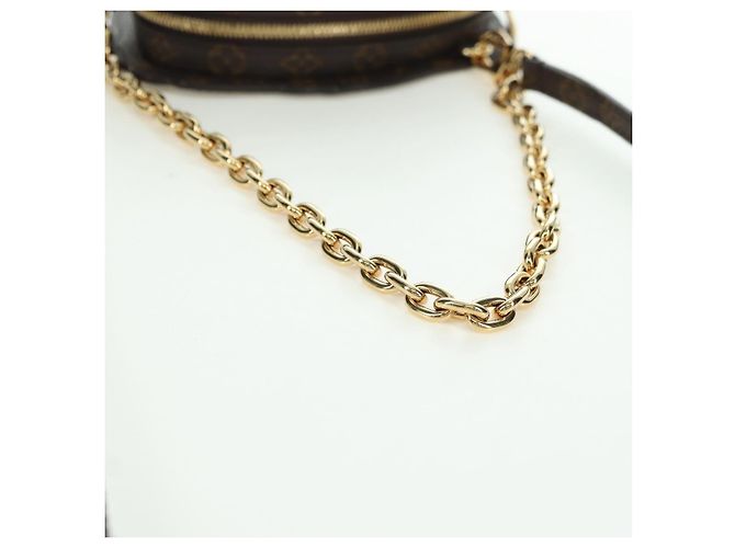 LOUIS VUITTON Monogram Portafoglio Sun Yitian On Chain Borsa Leopardo LV Auth YKZ1015SM Arancione - vista 7