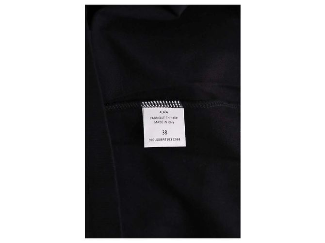 Alaïa T-shirt nera Nero - vista 6