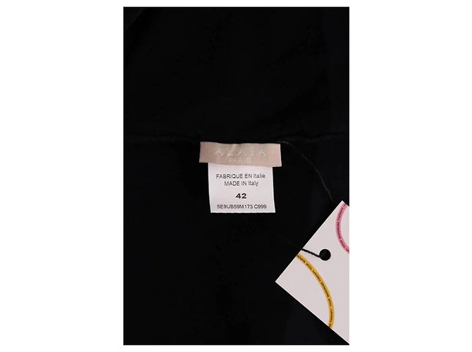 Alaïa Camiseta negra Negro - vista 5