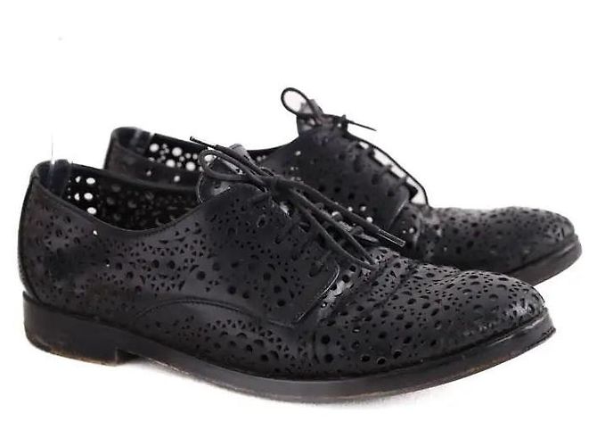 Alaïa Schwarze Schnürschuhe - Ansicht 3