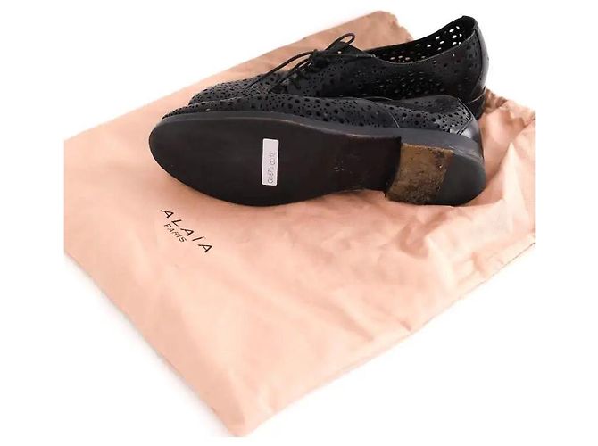 Alaïa Schwarze Schnürschuhe - Ansicht 6