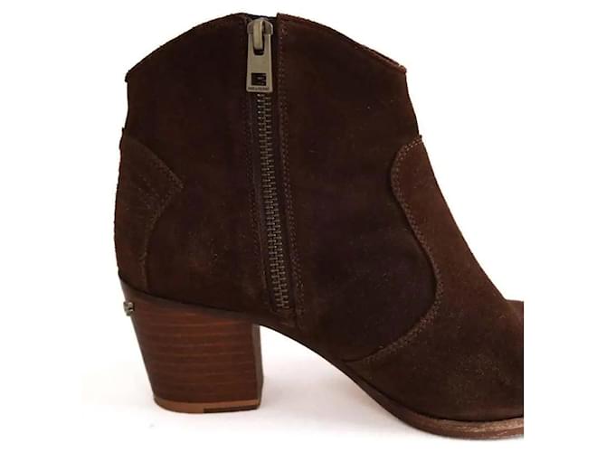 Zadig & Voltaire Botas western marrones Castaño - vista 4