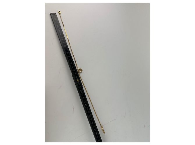 Collana dorata plissettata vintage Givenchy D'oro - vista 11
