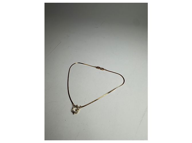 Collana dorata plissettata vintage Givenchy D'oro - vista 8