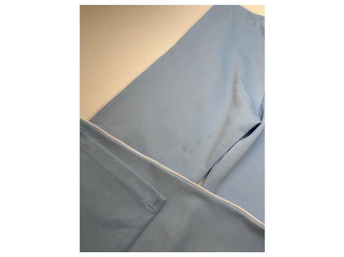 Vintage Courreges Paris hellblaue Jogginghose M - Ansicht 14