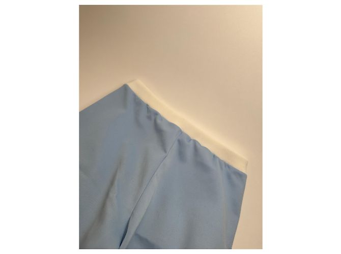 Vintage Courreges Paris hellblaue Jogginghose M - Ansicht 15