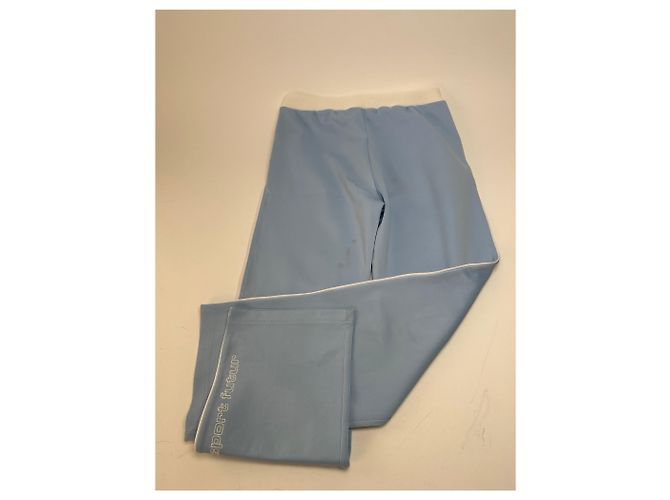 Vintage Courreges Paris hellblaue Jogginghose M - Ansicht 2