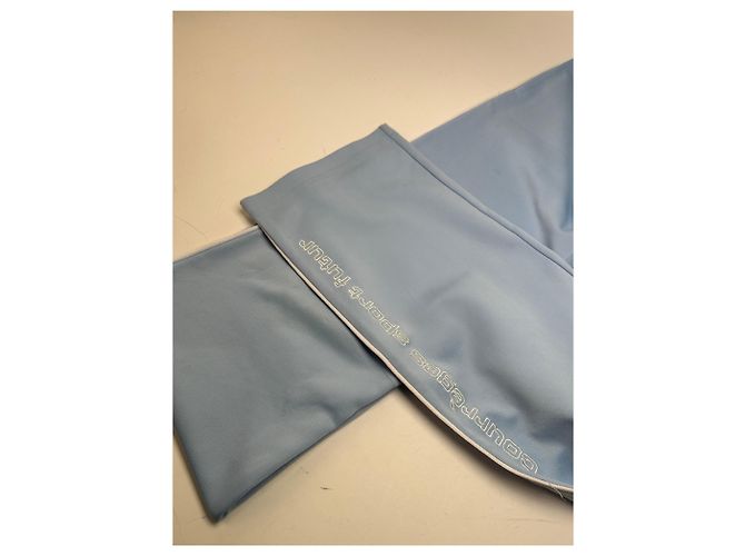 Vintage Courreges Paris hellblaue Jogginghose M - Ansicht 4