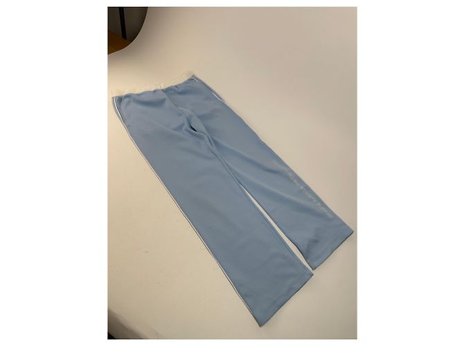 Vintage Courreges Paris hellblaue Jogginghose M - Ansicht 6