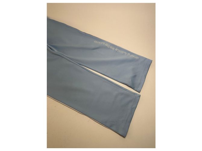 Vintage Courreges Paris hellblaue Jogginghose M - Ansicht 7