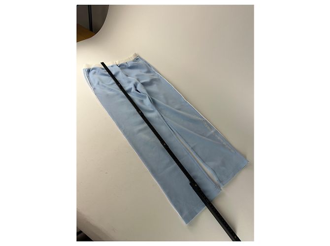 Vintage Courreges Paris hellblaue Jogginghose M - Ansicht 9