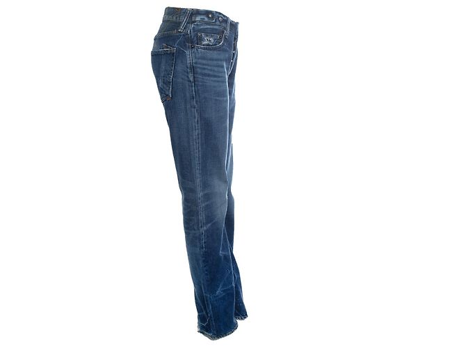 Autre Marque PRPS, jeans blu con lavaggio vintage - vista 3