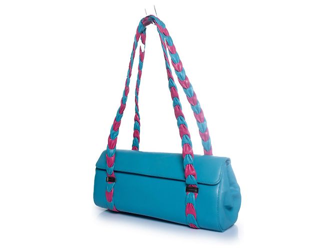 Balenciaga per El Corte Inglés, Borsa a spalla blu Rosa - vista 2