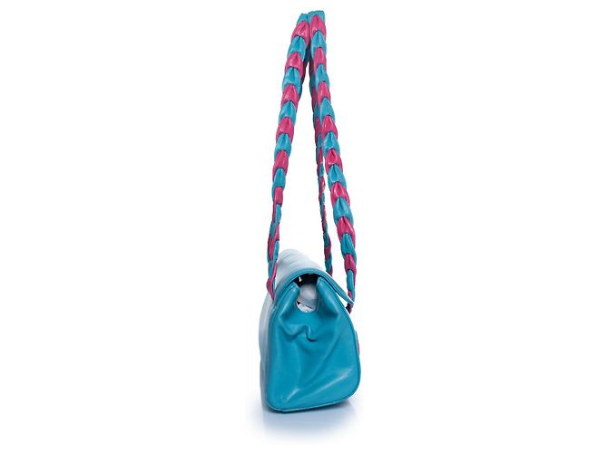 Balenciaga per El Corte Inglés, Borsa a spalla blu Rosa - vista 4