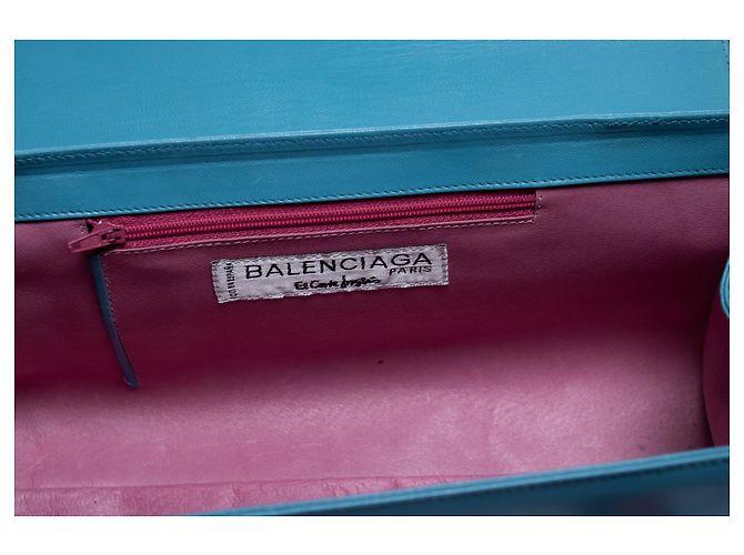 Balenciaga per El Corte Inglés, Borsa a spalla blu Rosa - vista 7