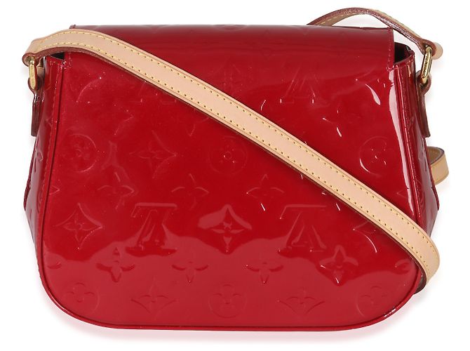 Louis Vuitton Pomme D'Amour Monogram Vernis Bellflower PM Rosso - vista 2