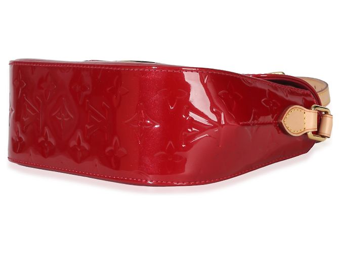 Louis Vuitton Pomme D'Amour Monogram Vernis Bellflower PM Rosso - vista 6