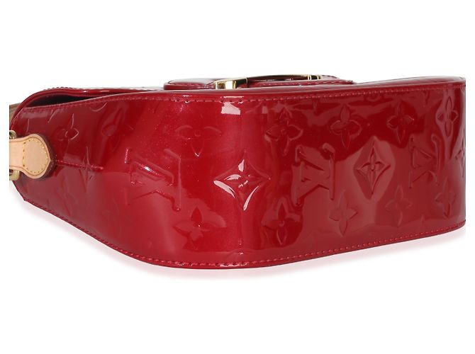 Louis Vuitton Pomme D'Amour Monogram Vernis Bellflower PM Rosso - vista 7