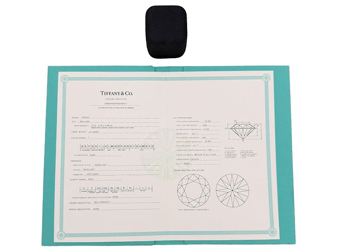 Tiffany & Co. Verlobungsring mit 0,97 ct rundem Brillanten - Ansicht 6